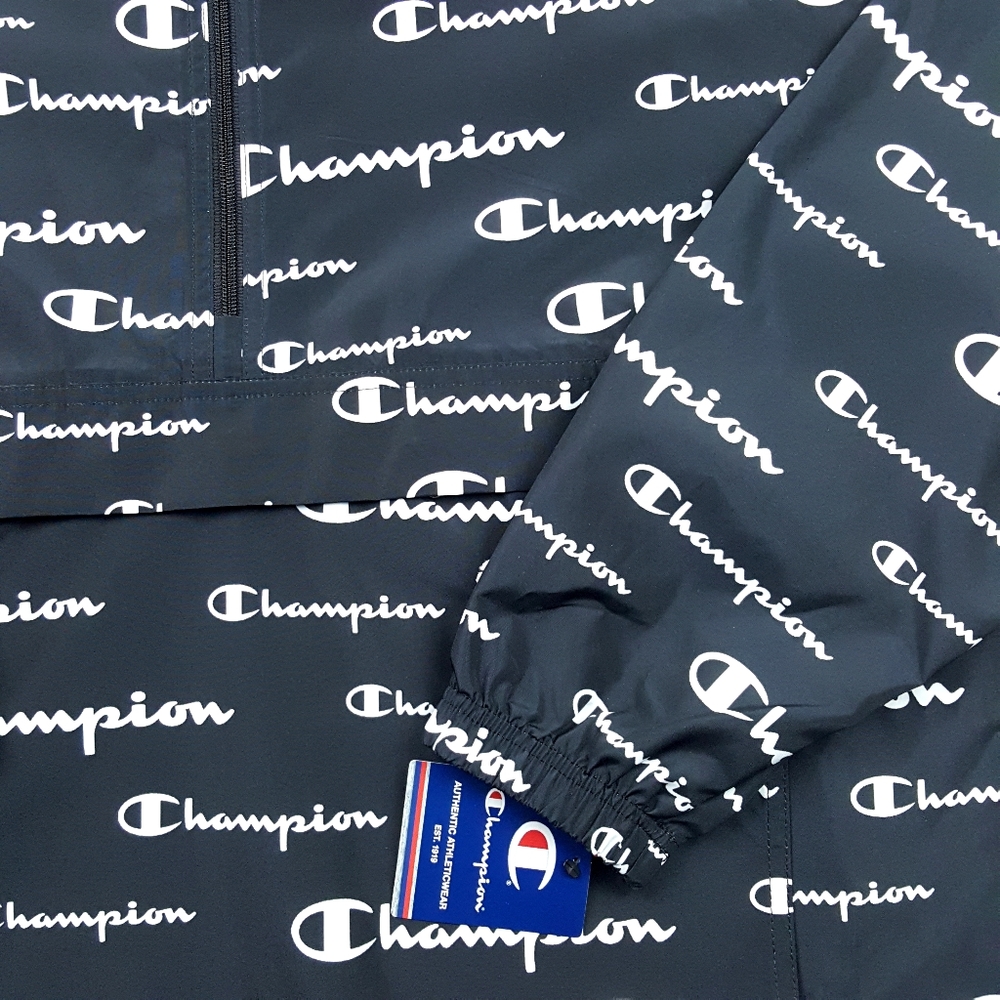 Champion Men's Solid Script Packable Jacket - Picture 6 of 9